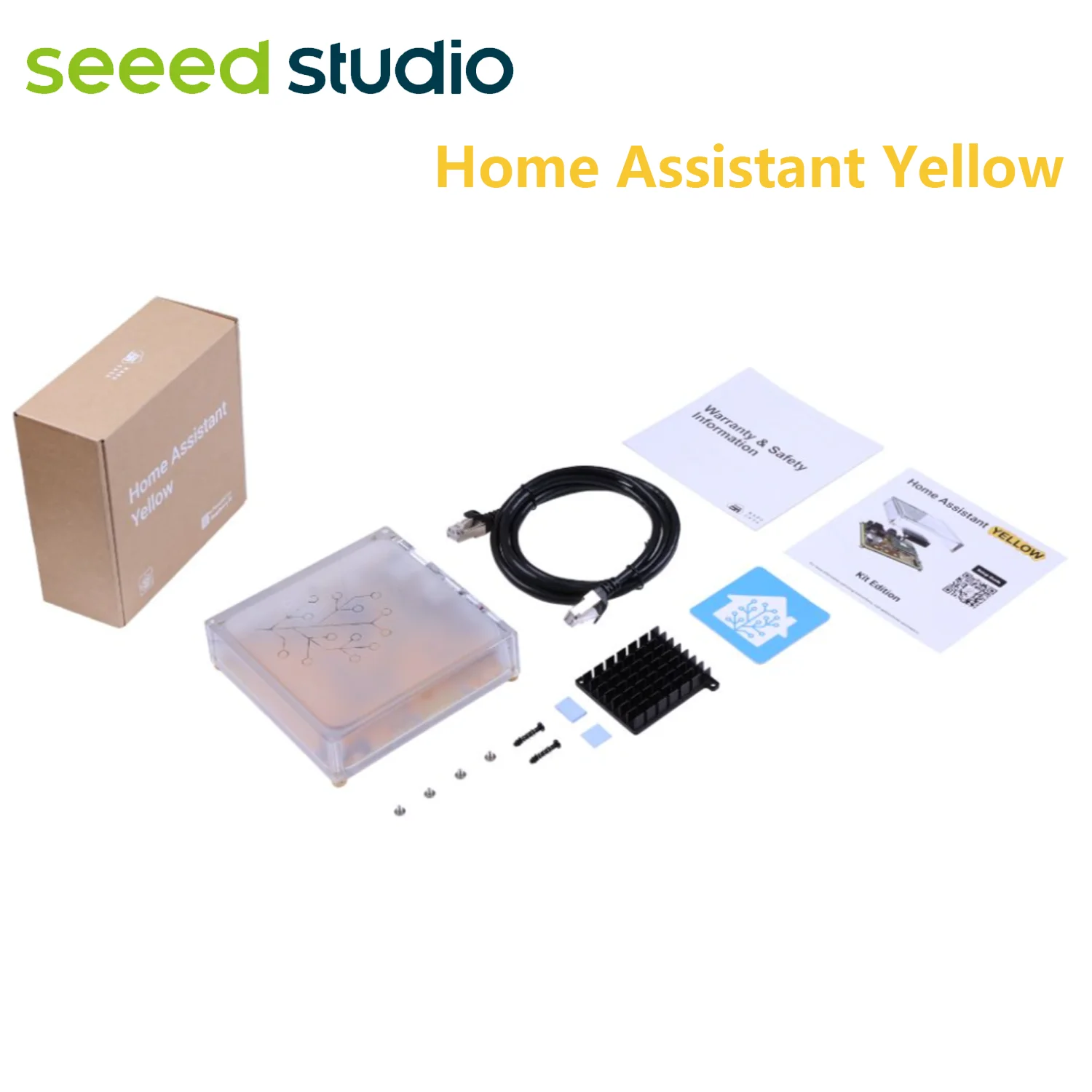 Imagem -04 - Smart Homekit com Fonte de Alimentação Poe Home Assistant Quad-core Cortex-a72 Armv8 64 Bit 15 Ghz Amarelo