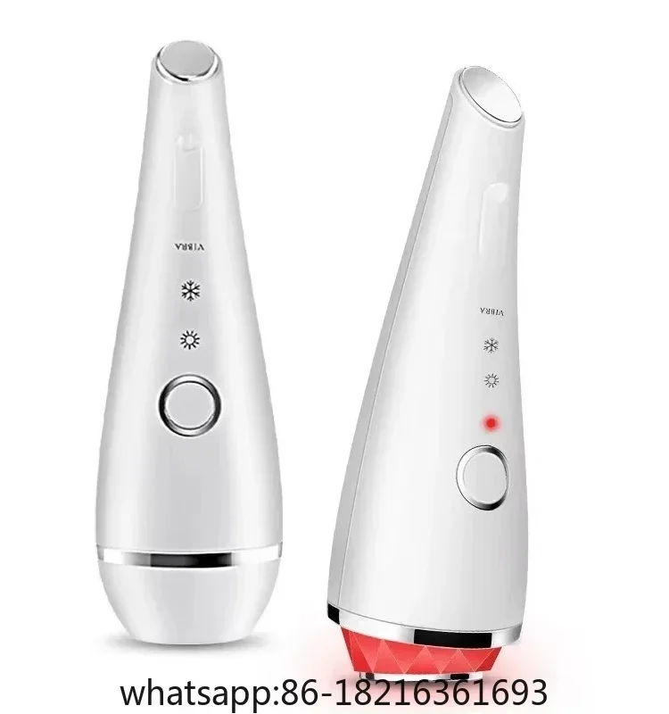 New Color Light Cold and Hot Beauty Instrument LED Thermal Ice Introduction Massage to Enhance Tightening