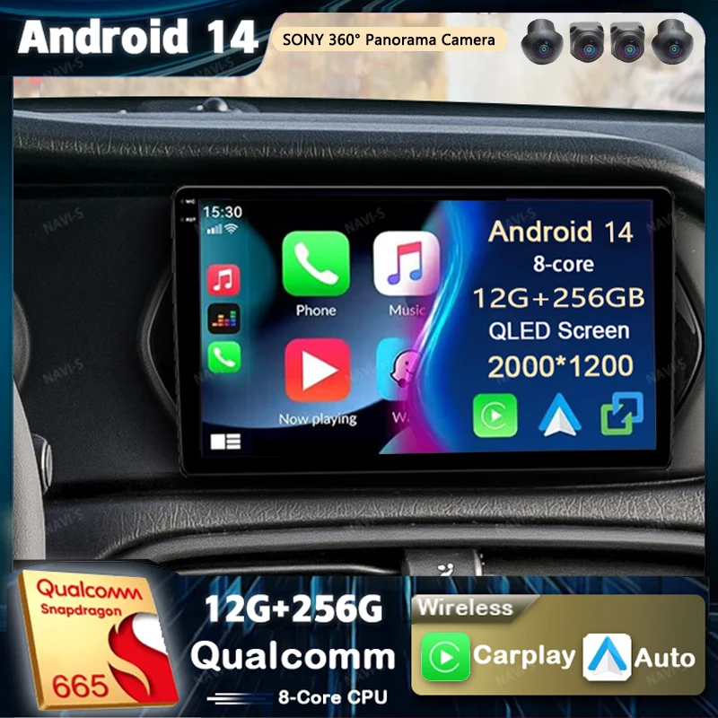 

Android 14 For Fiat Tipo Egea Dodge Neon 2015-2018 2K QLED Android Car Radio Multimedia Video Player BT Stereo CarPlay Head Unit