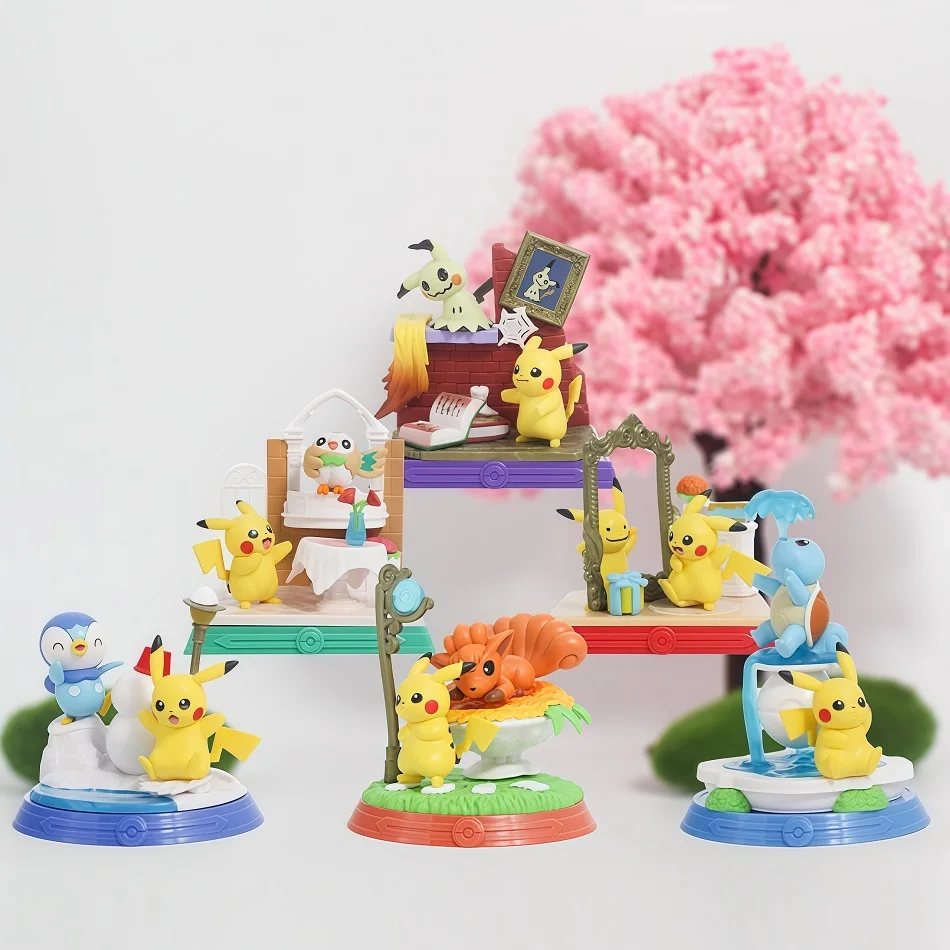 figurine-d'action-6-styles-anime-30eme-anniversaire-pokemon-Edition-commemorative-pikachu-et-ses-amis-boite-mystere-modele-poupee-jouet
