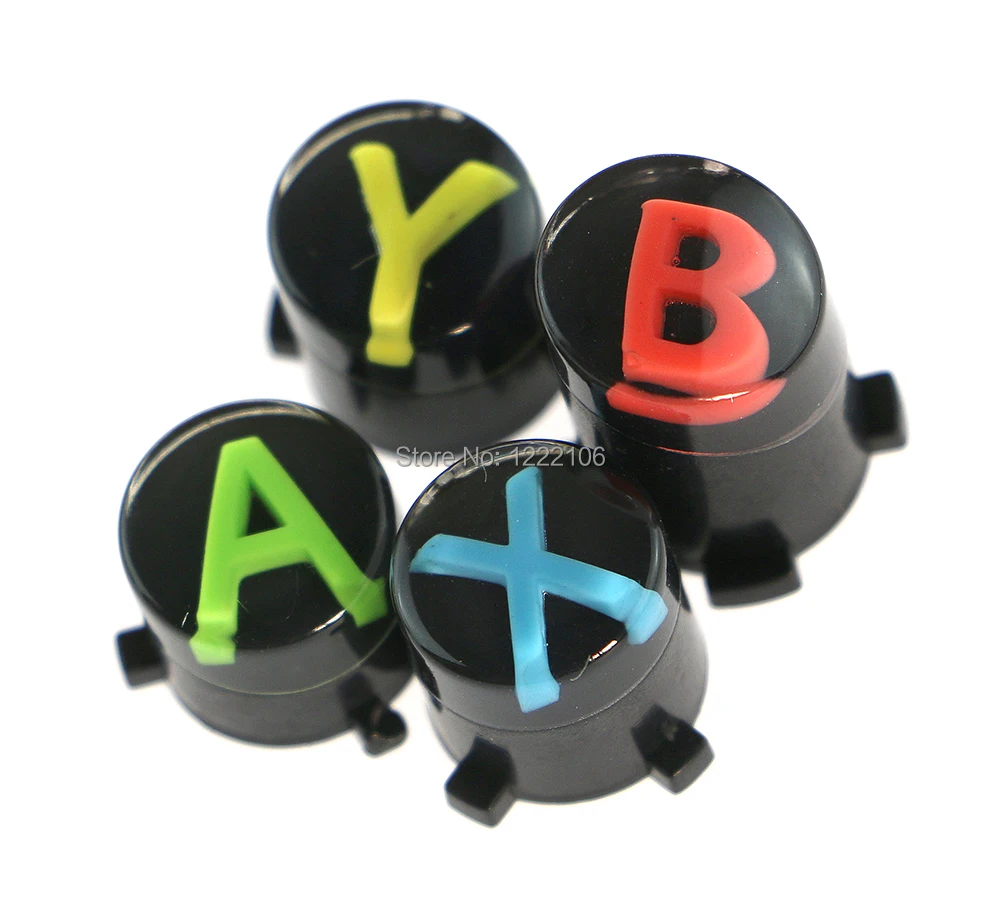 1 مجموعة ل جهاز مايكروسوفت إكس بوكس وان XBOXONE اللاسلكية ذراع تحكّم سلكيّة ABXY أزرار مع رسائل طقم عصري