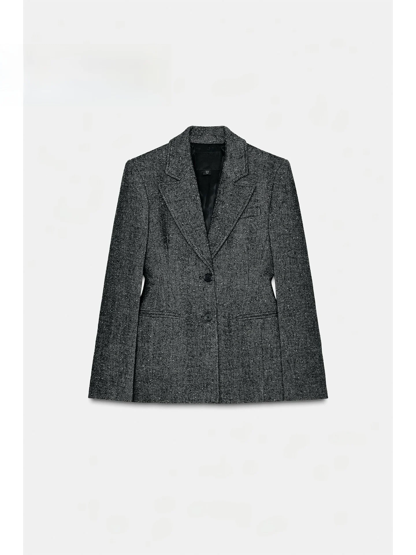 Elegant Short Skirt Style Waist-Cinching Suit Jacket for Women Winter 2025 Casual Commute Unique Design Long Sleeve