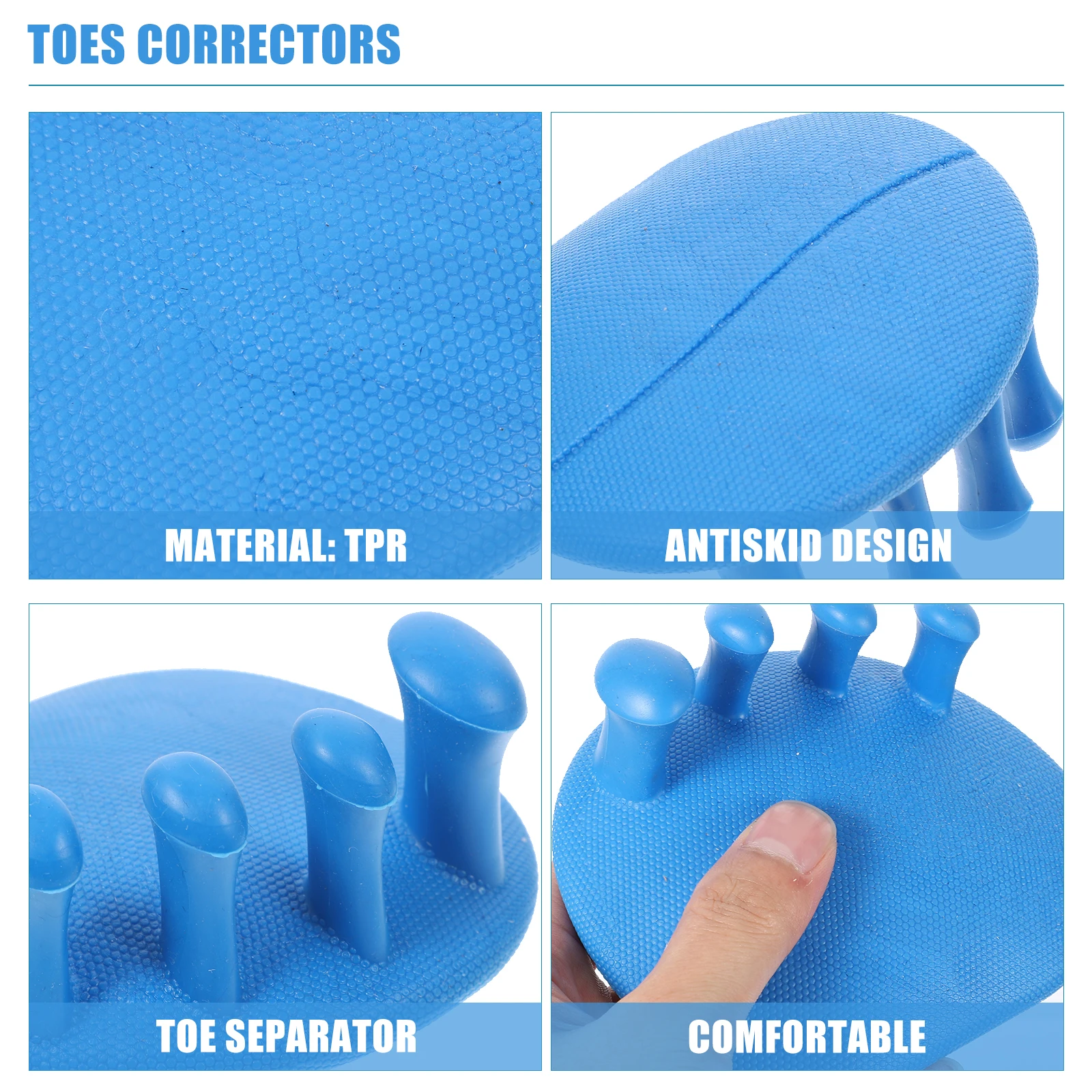 

Тренажер для свода стопы, выпрямитель для пальцев ног для женщин, большие разделители, разделители выравнивания, корректор для ног
