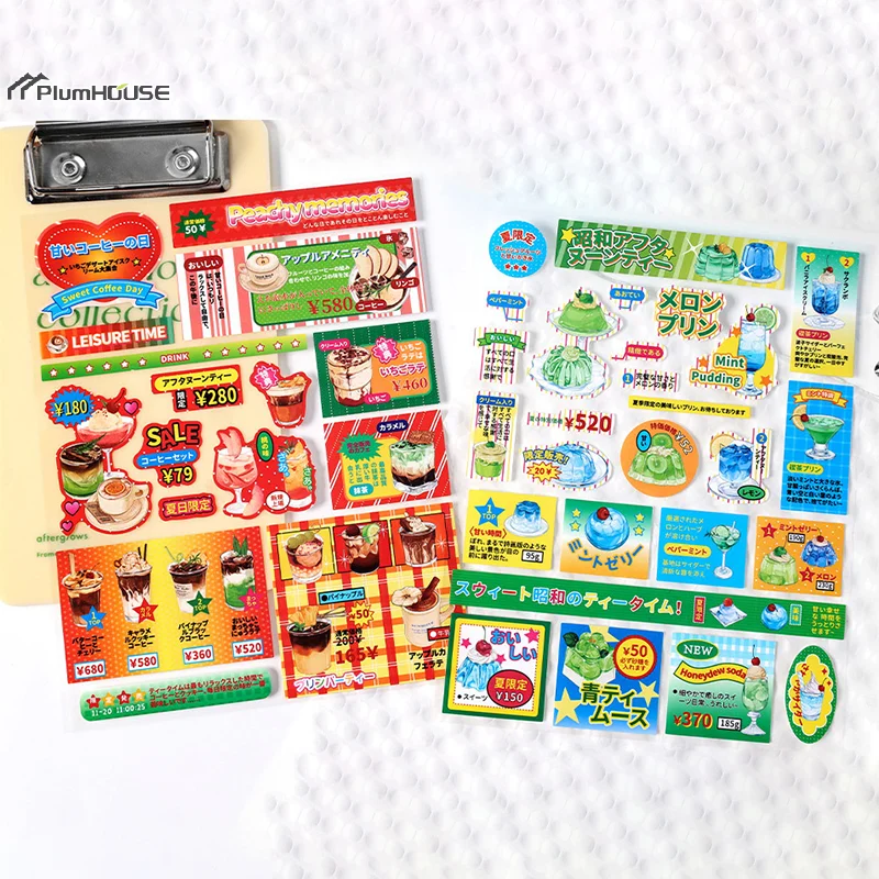 1Pcs Cartoon Y2K Decorative Sticker For Scrapbooking Mobile Phone DIY Photo Card Decoration Collage Material Stickers