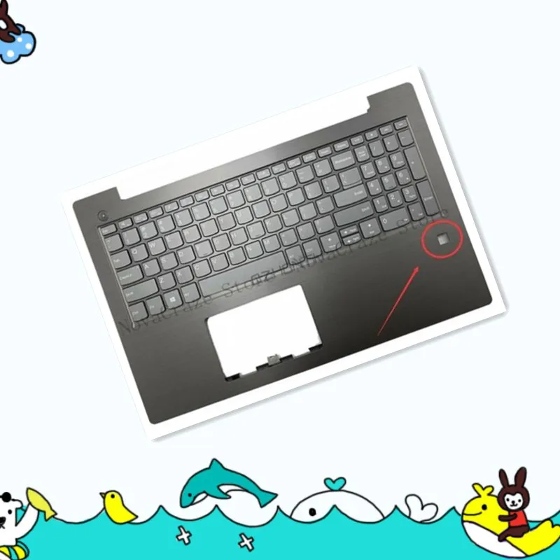 

5CB0Q60097 New for V330-15 V330-15IKB V330-15ISK Palmrest w/ Keyboard Non-Backlit w/ FPR