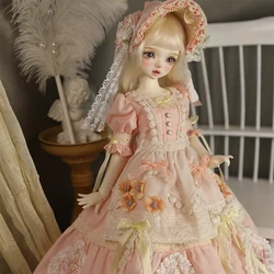 BJD doll clothes suitable for 1/4 1/6 size cute doll clothes dress set BJD doll clothes 1/4 1/6 doll accessories (4 points)