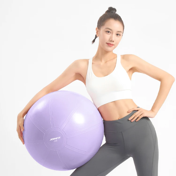 

Fitness Pilates Pink Yoga Ball Textured Pvc Eco-friendly Custom Printed Yoga Ball New