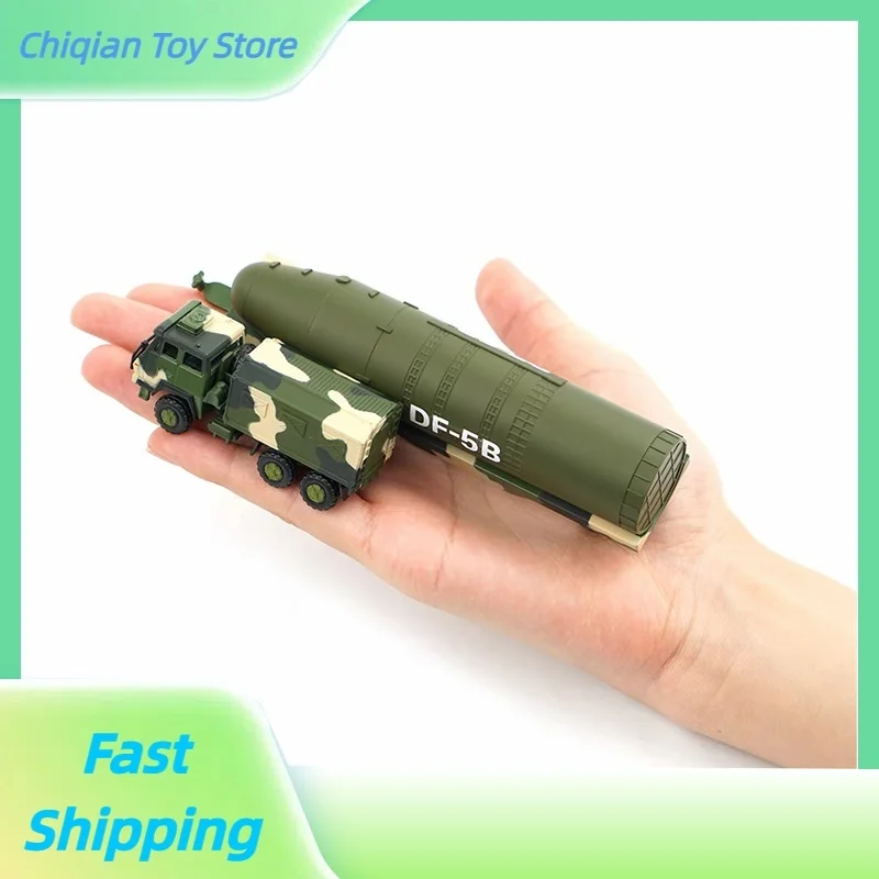 Tuoyi 1/100 Alloy Dongfeng G012 Giant Wave 2 Long Sword 100 Dongfeng 5B Missile Transport Vehicle Model Children's Toy Simulatio