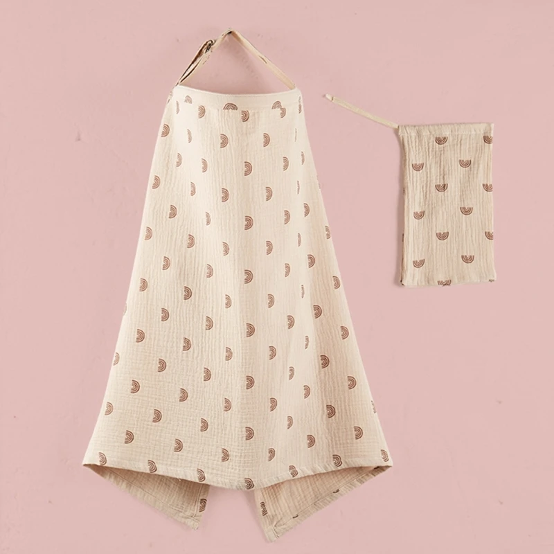 Khăn cotton thoáng khí cho con bú có dây đeo có thể điều chỉnh Khăn cho con bú