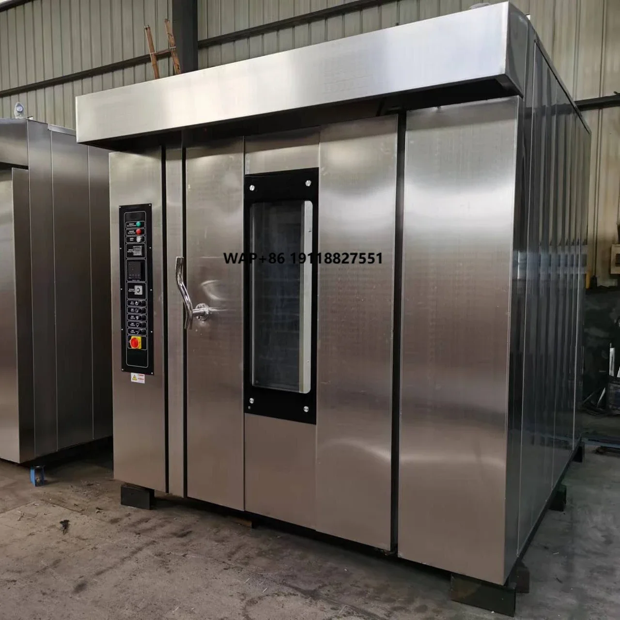 64 Trays Large Size Industrial Baking Equipment Bakery Bread Making Machine 64 Trays Rotary Oven