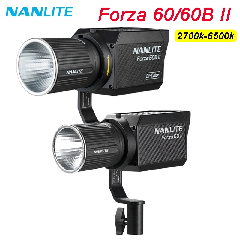 

Nanlite Forza 60 II Daylight / 60B II Bi-Color LED Light FM Mount Bowens Adapter for Film Broadcast Video Production