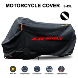 Motorcycle Cover Waterproof Outdoor All Season Dustproof UV Protective Moto Rain Cover for Honda cb500x CB 500X