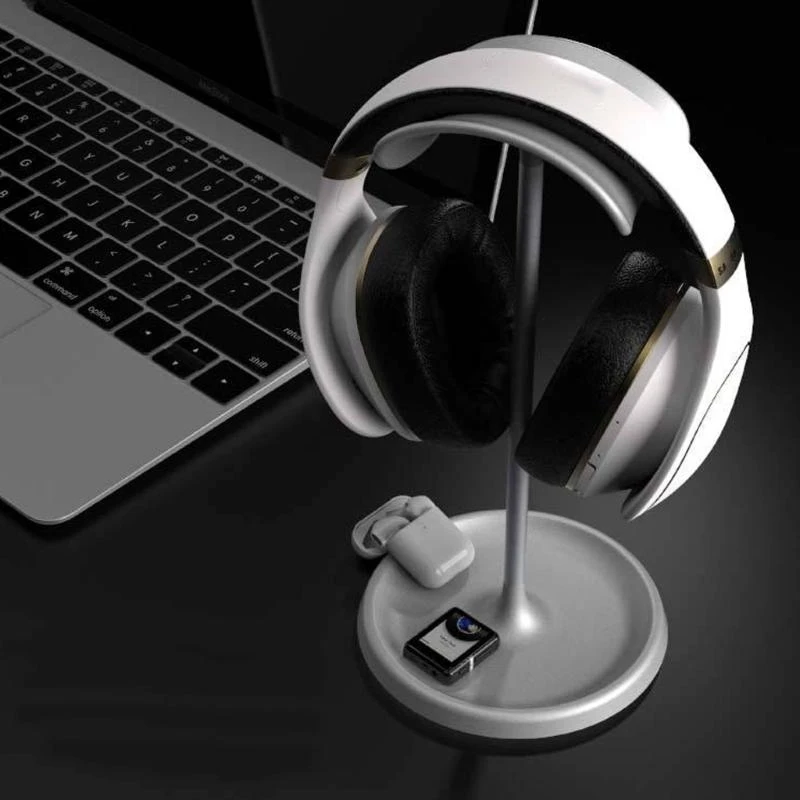 E56B Headphone Support with Stable Base Headsets Stand for Headsets Music Lovers