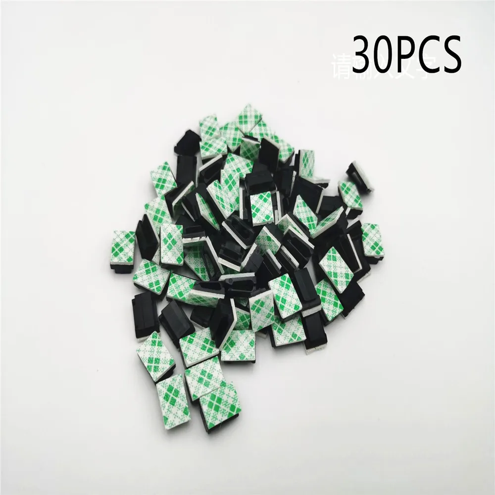 30Pcs Self-adhesive Car Wire Clip Fixer Holder for Toyota Prius Levin Crown Avensis Previa FJ Cruiser Venza Sienna Alphard ZELAS