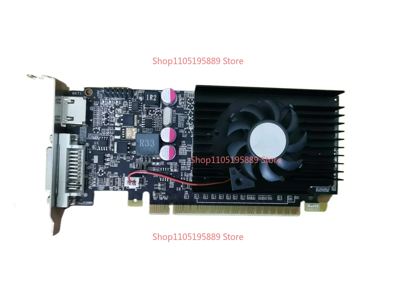 

For EMTEK G210 512M 32BIT DDR3 Independent Graphics Card HDMI + DVI Bright Machine Card