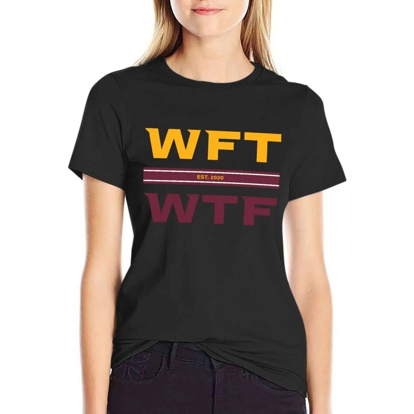 

Washington Football Team T-Shirt aesthetic clothes plain oversized heavyweights white t-shirt dress for Women sexy