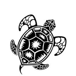 Car Sticker Turtle Fashion Vinyl Decal PVC Waterproof Sunscreen 15cm