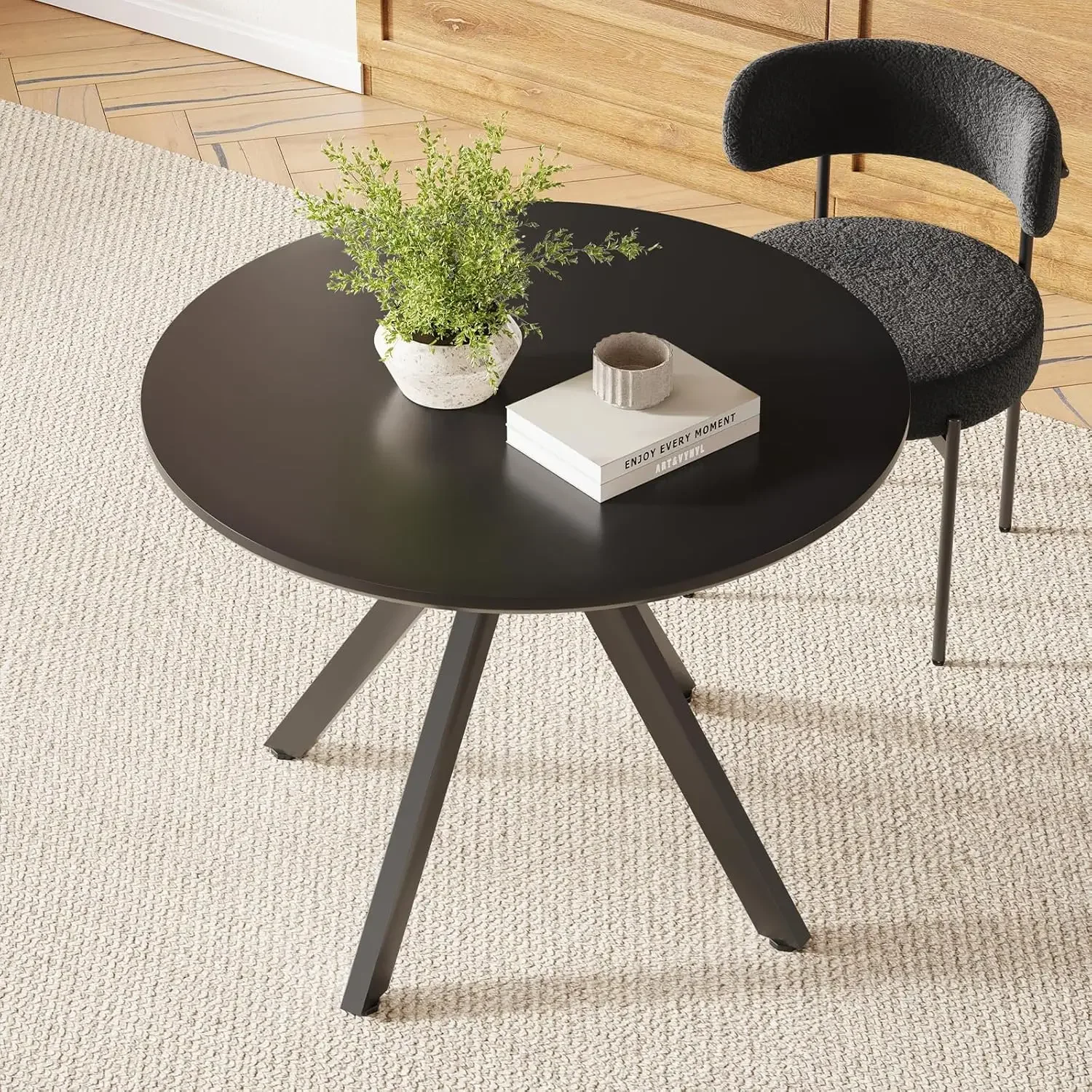 Black Dining Table for 4-6 Person|39