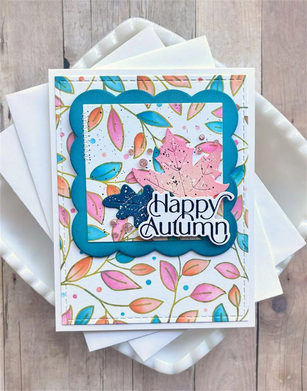 Branching Out Stamp & Stencil Combo Metal Cutting Dies Silicone Stamps Scrapbooking Make Photo Album Card Diy Paper Embossing
