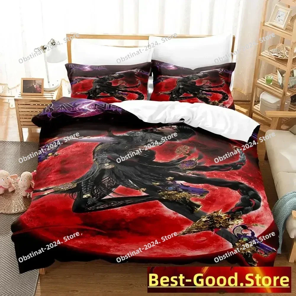 2025 Bayonetta Bedding Set Duvet Cover Full Queen King Size Pillowcase Bed Printed Bed Set Soft Aldult Kid Bedroom Single Twin - view 4
