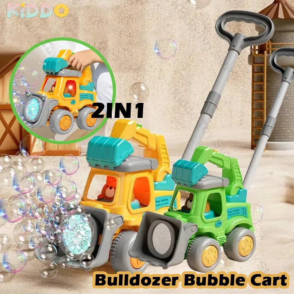 Carrinho de bolhas máquina cortador de grama luz automática bolhas de sabão carro elétrico jogos de festa ao ar livre crianças brinquedos para crianças
