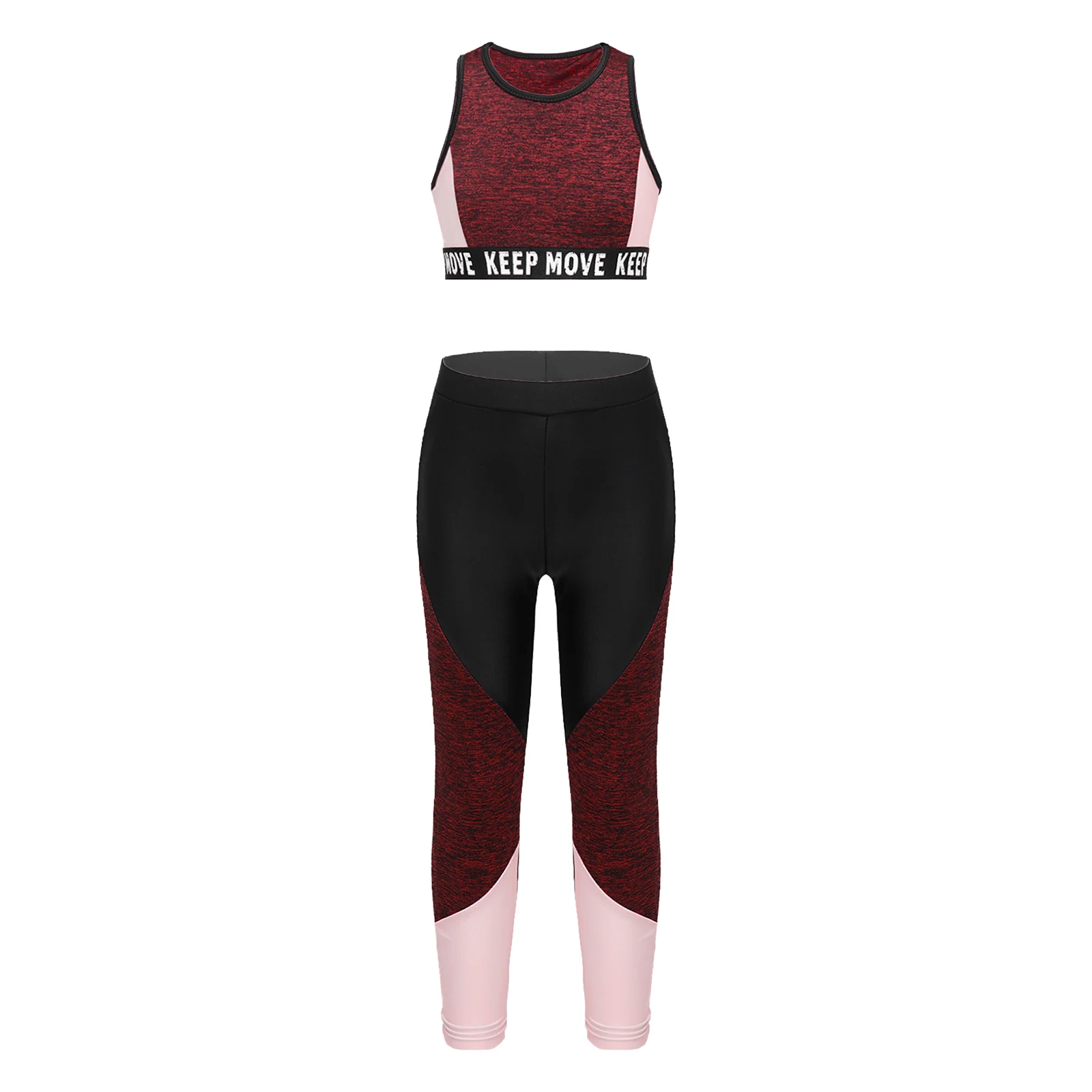 Kids Yoga Sets Tracksuits for Children Girls Workout Fitness Girl Clothing Running Sports Suit Sleeveless Hollow Back Sports Set