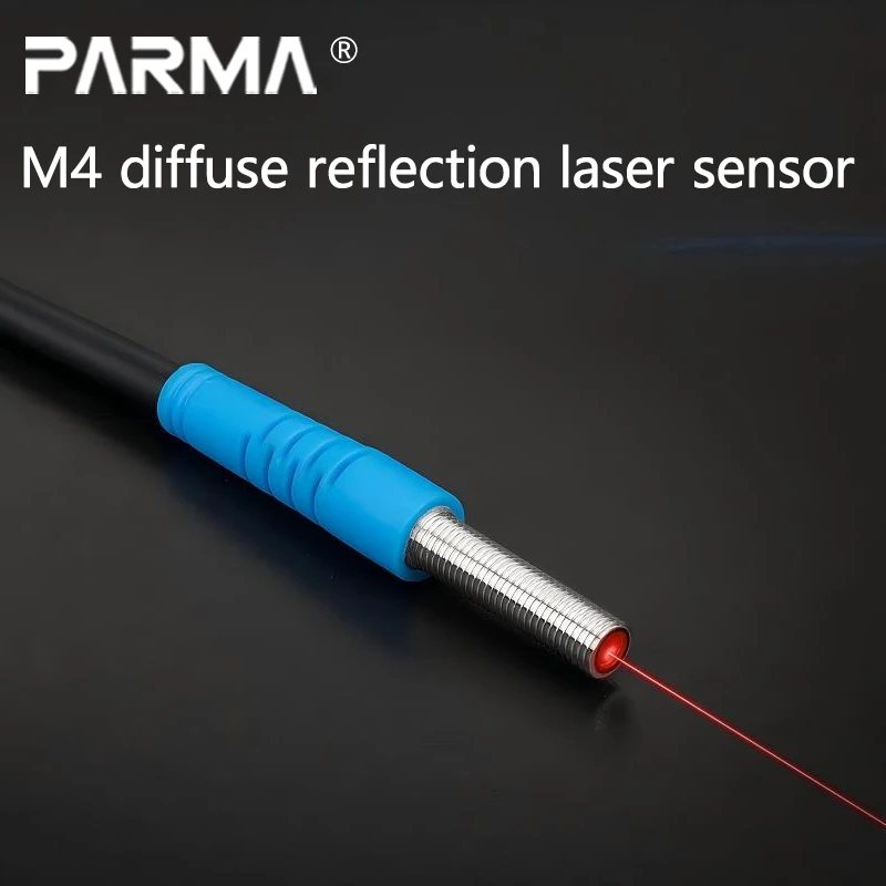

Laser photoelectric switch M4 micro diffuse reflection laser sensor visible light photoelectric induction switch