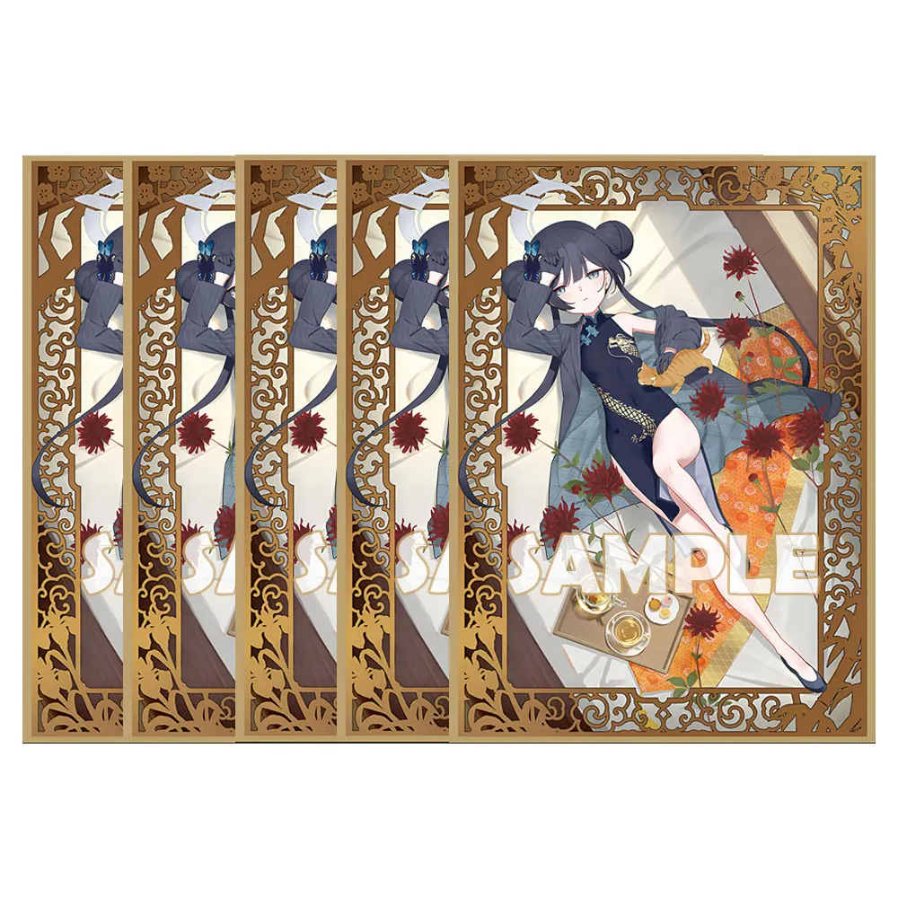 

60ct Holographic Top Loader Anime Trading Card Sleeves Card Shield Card Holder Deck Protector for MTG/TCG/PTCG Cards 67x92mm