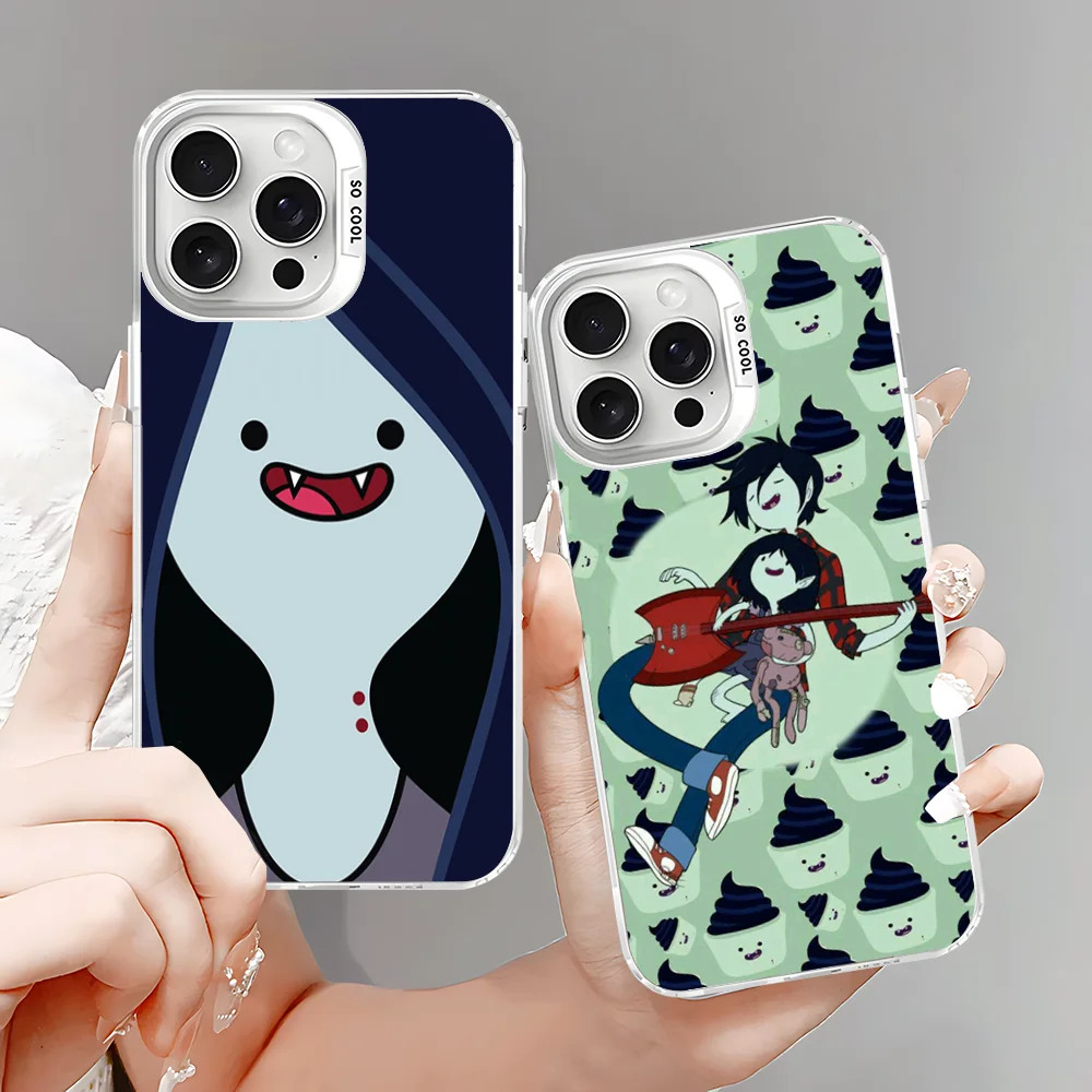 A-Adventure T-Time M-Marceline Phone Case For IPhone 16 15 14 13 12 11 Pro Max X XR XSMAX 8 7 Plus Matte Shockproof Back Cover