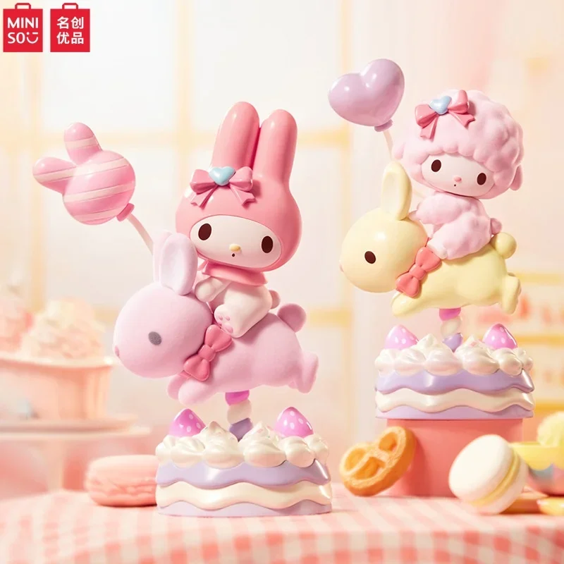 

Оригинальная мини-фигурка пианино Sanrio My Melody My Sweet, Милая модель из ПВХ, коллекционная игрушка, украшение, подарок на день рождения для детей