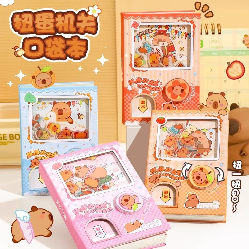 

Capibara Pop-up Puzzle Notebook - Cute Cartoon K Notebook - Fun Stationery - Pocket Diary - Post-it Note Book