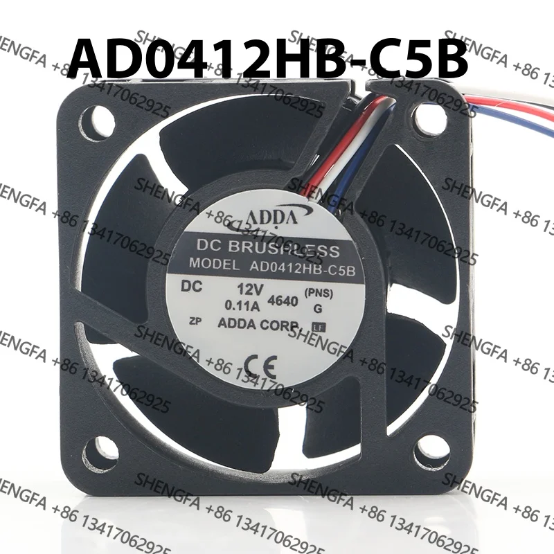 Original ADDA  24V 48V DC12V 0.11A AC EC 4020 40X40X20MM 4CM 4-wire Temperature Control Server Inverter AD0412HB-C5B Cooling Fan