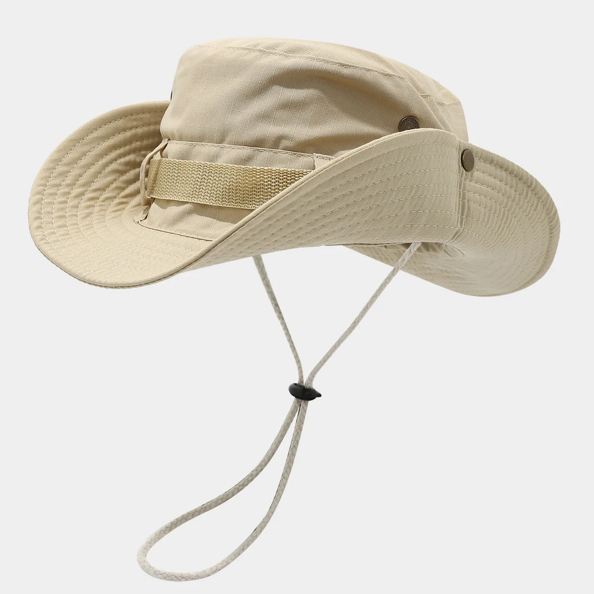

Bucket Hat With Strap Cowboy Cap Women Men Summer Sun Protection Big Brim Beach Accessory For Fishing Hike Climbing Outdoor