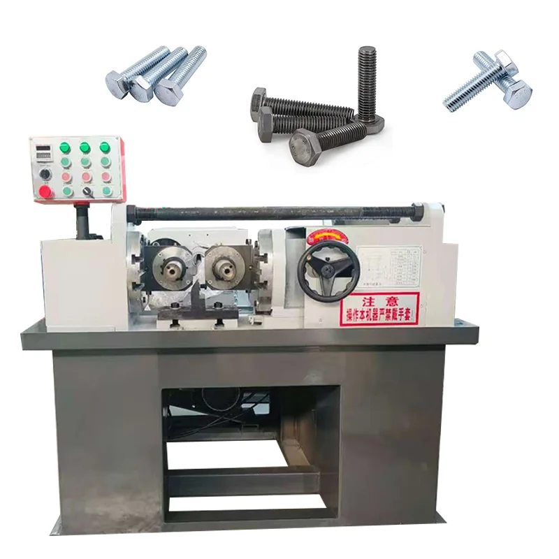 Automatic Thread Rolling Machine Two Roller Thread Forming Equipment For Large Scale Hardware Processing Production Line