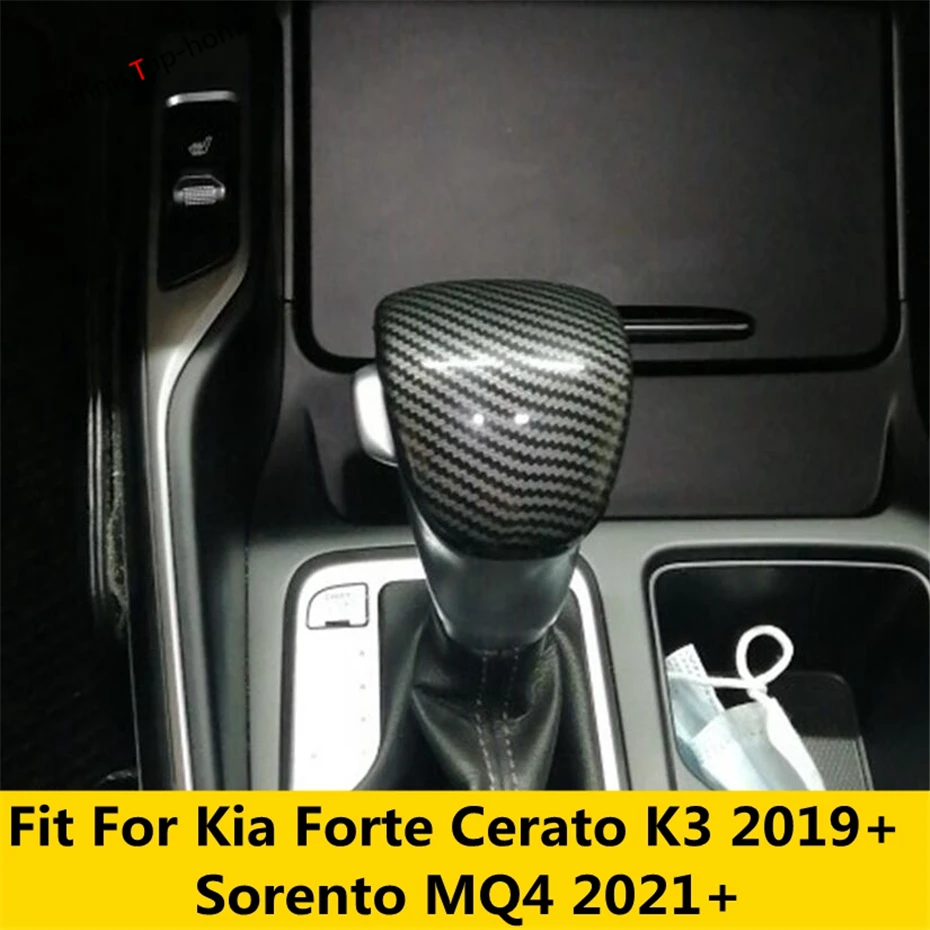 

Gear Shifter Knob Head Handle Decoration Cover Trim For Kia Forte Cerato K3 2019 - 2023 / Sorento MQ4 2021 - 2023 Accessories