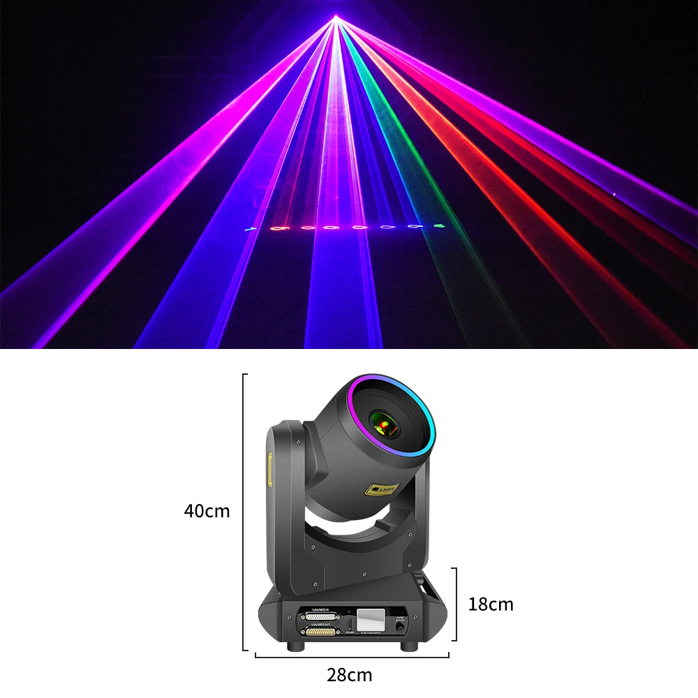 10W RGBW Moving Head Lights Stage Lighting Wedding Light Effect DMX Control GOBO With Aperture Pattern for DJ DISCO Party