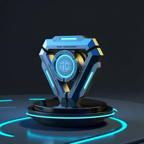 Luminous Metal Fidget Spinner Hand Top Spinners Glow in Dark EDC Stress Relief Toys Kinetic Gyroscope for Kids Adults