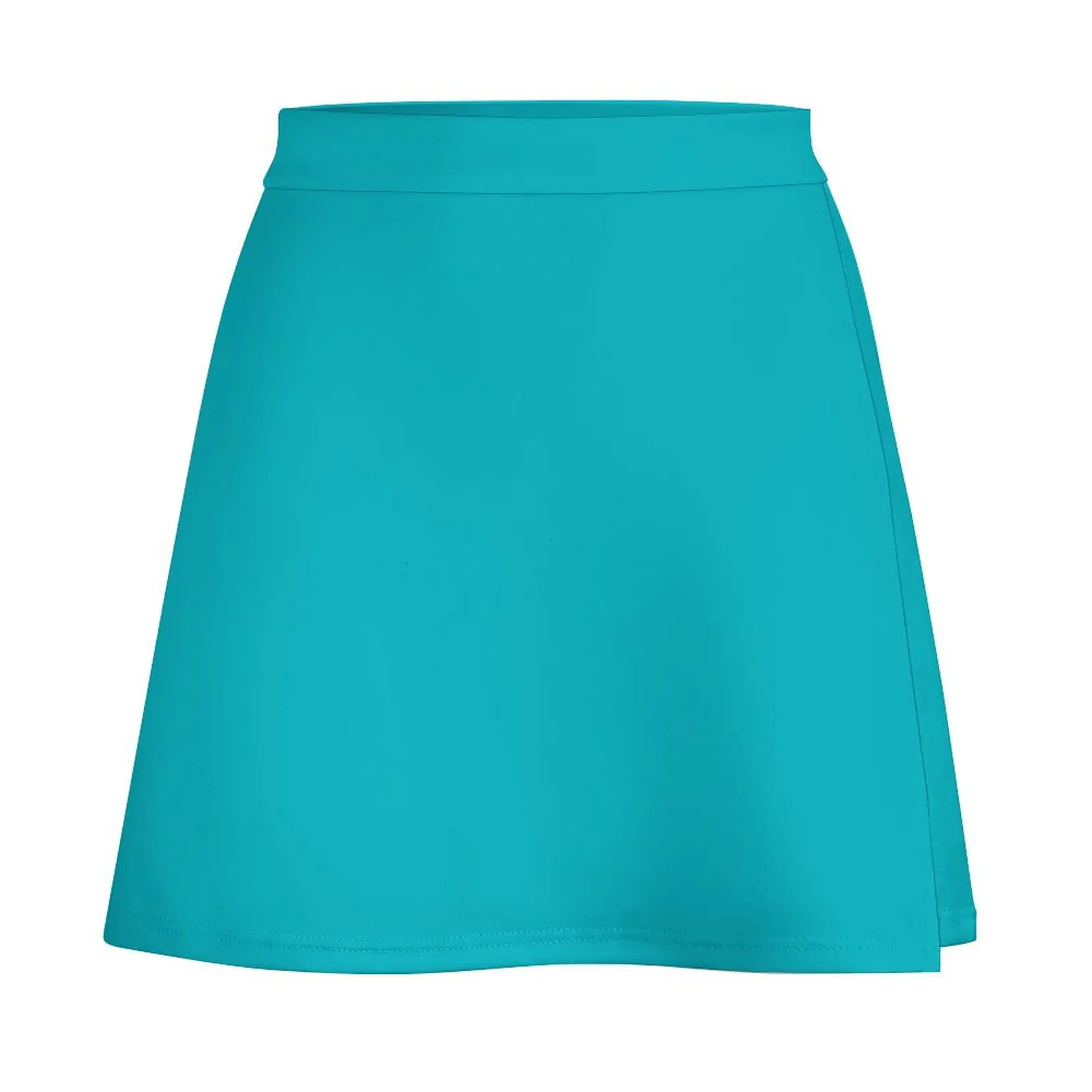 Preppy verão praia chique cerceta neon aqua azul turquesa mini saia midi para mulheres saias elegantes