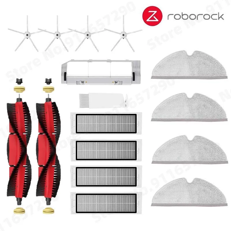 Roborock S5 MAX S50 MAX S55 MAX S6 MAXV HEPA-Filter Seiten-/Hauptbürste Wassertank Tablett Mopp Staubbox Staubsaugerzubehör