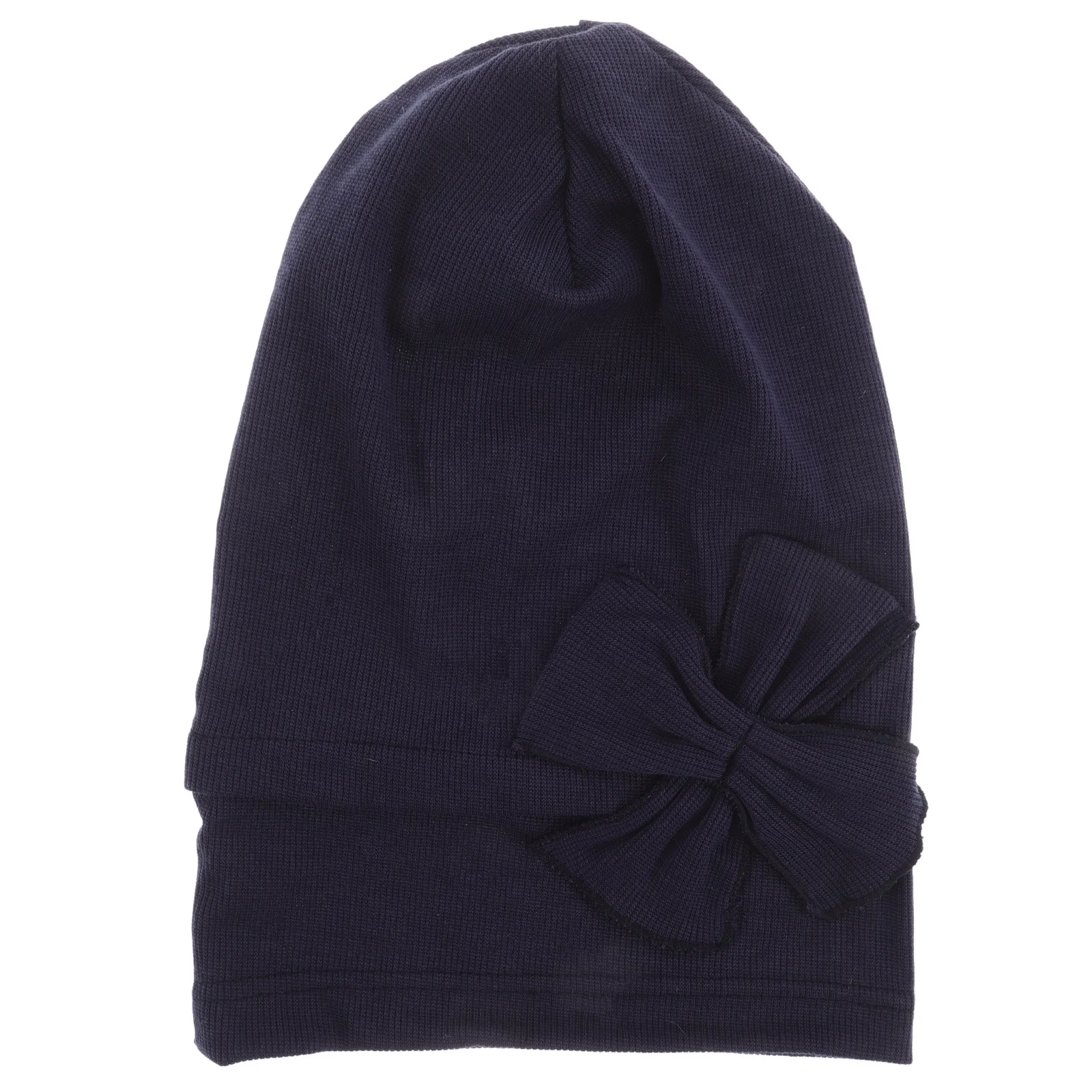 قبعة صوفية بعقدة على شكل فيونكة للسيدات، غطاء رأس أنيق مريح من نسيج ألياف البوليستر للسفر والأنشطة الخارجية #4