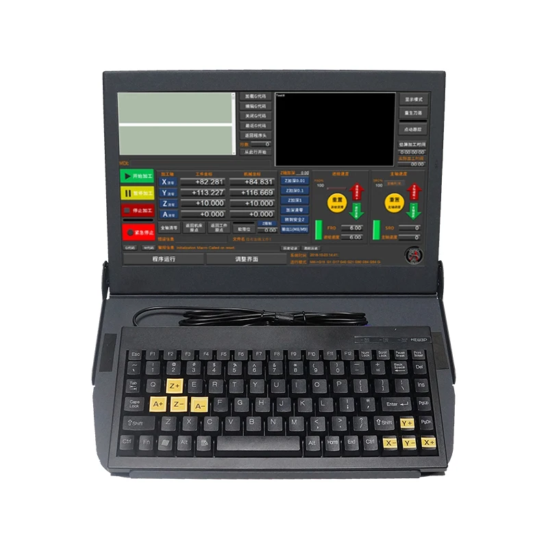 LY Industrial CNC Computer 14 Inch Touch Screen with RS232 Serial Port Preloaded Mach3 Software Windows XP System DC 12V 60W