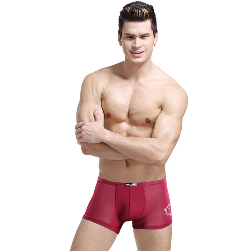 5PCS Herren-Slips, Herren-Boxershorts, mittelhohe Jugend, atmungsaktive Boxershorts, sexy Shorts