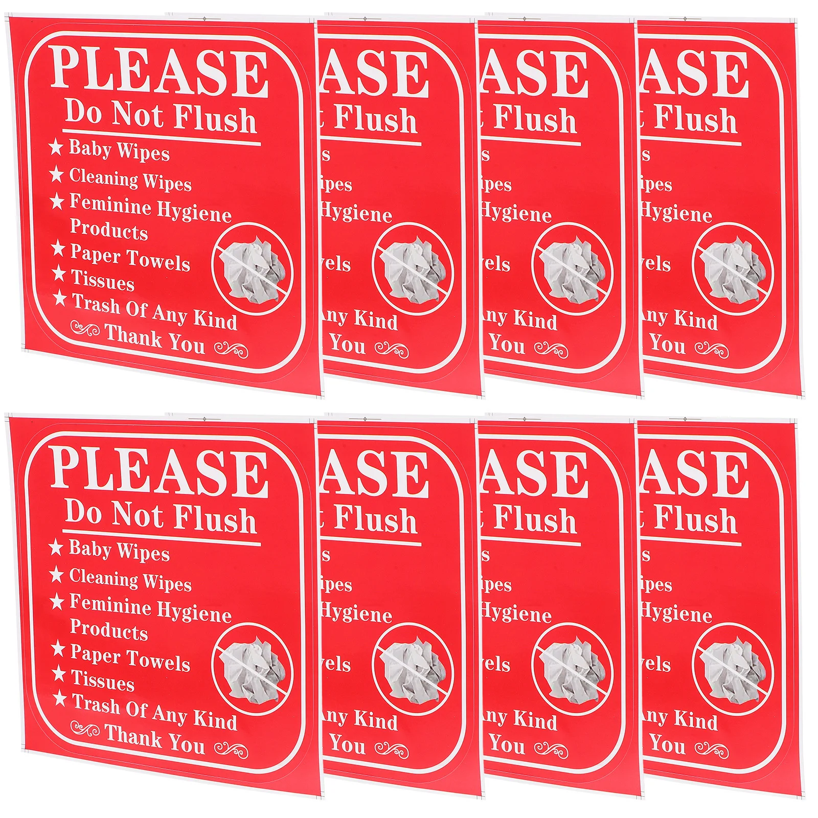 24 Uds. Pegatinas para no al ras, calcomanías de información para el baño, fáciles de aplicar, quitar, por favor, no al ras pegatinas