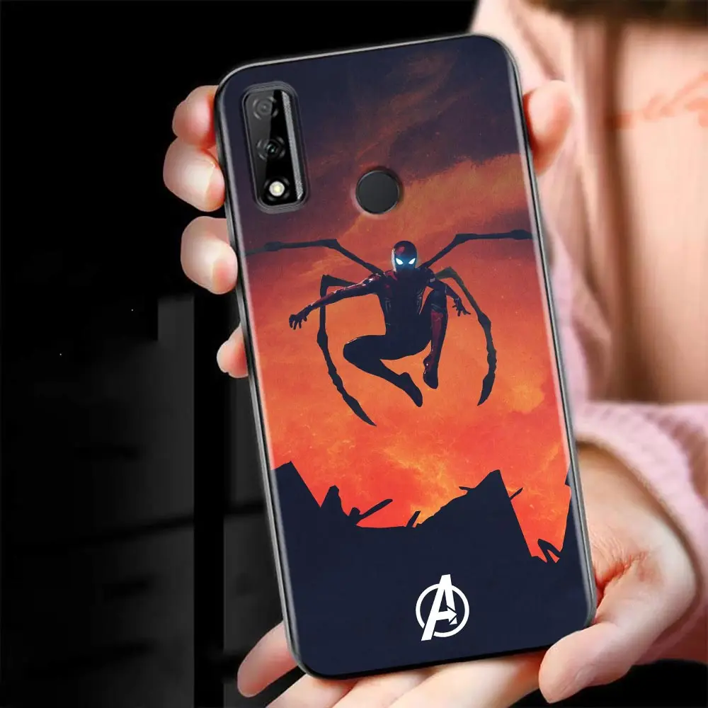 Spider-Man For Huawei Mate 10 20 Lite 40 Pro Cases Back Cover Venom Marvel Comics Phone Case For Huawei Y6 Y7 Y9 2019 Y8s Coque