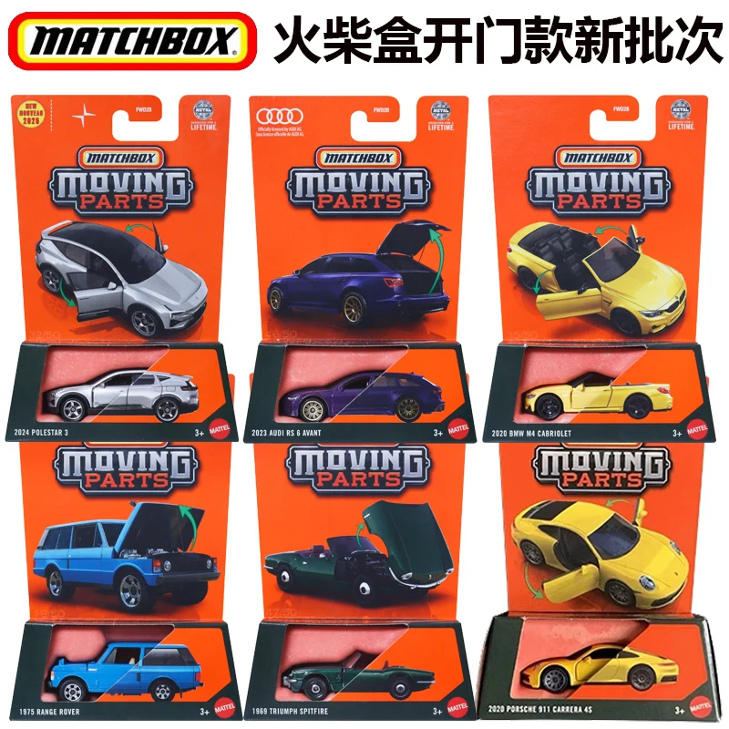 MATCHBOX 70. Rocznica Nowa Seria Model Samochodu ze Stopu Metali North Star Porsche 911 Mały Samochód Otwierane Drzwi Zabawka Kolekcjonerska FWD28