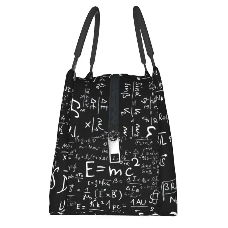 Equations Insulated Lunch Bags for Women Resuable Geek Science Math Cooler Thermal Lunch Tote Office Picnic Travel