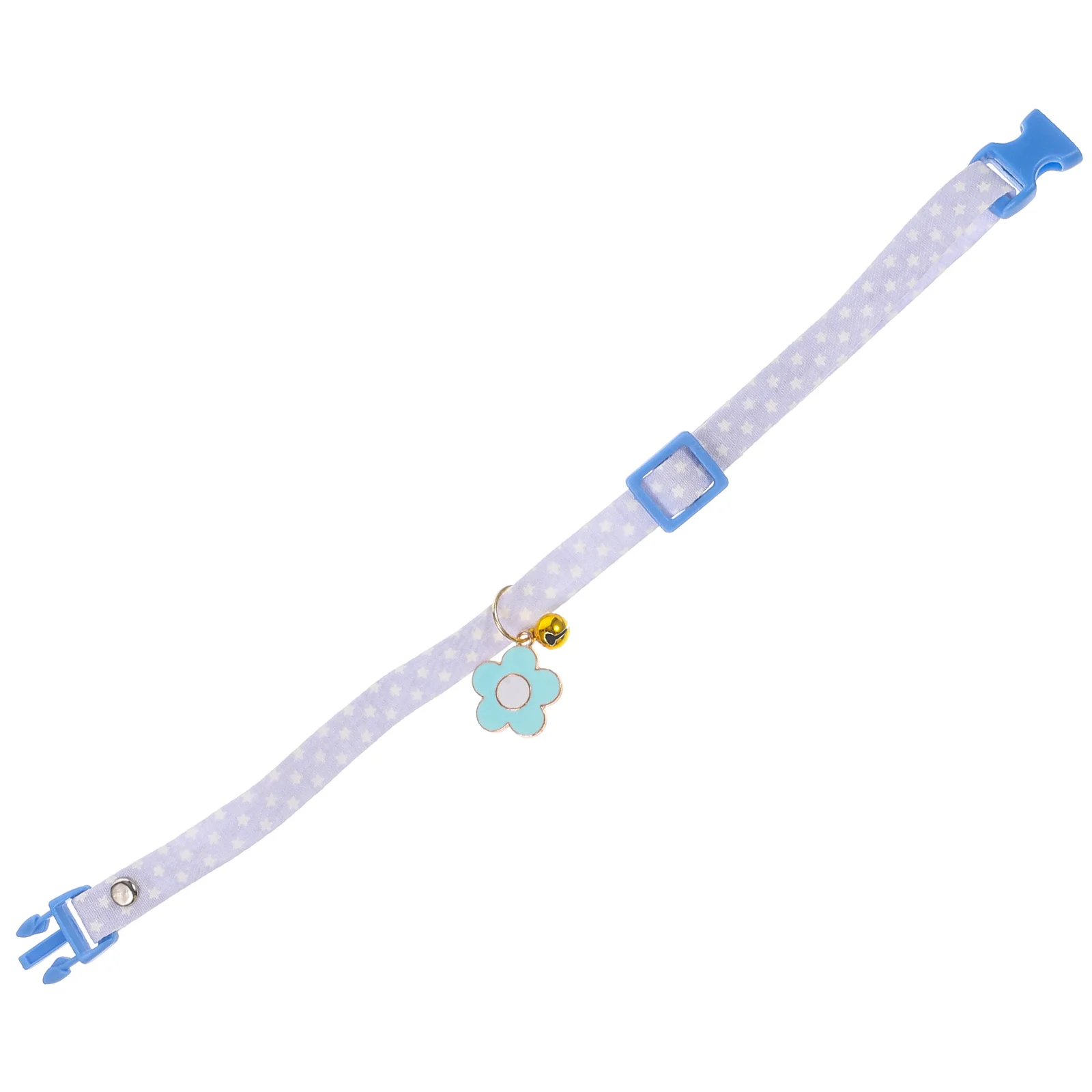 Cute Dog Collar Fancy Summer Cyan Flower Small Puppy Decorative Pet Cat Portable The Flowers