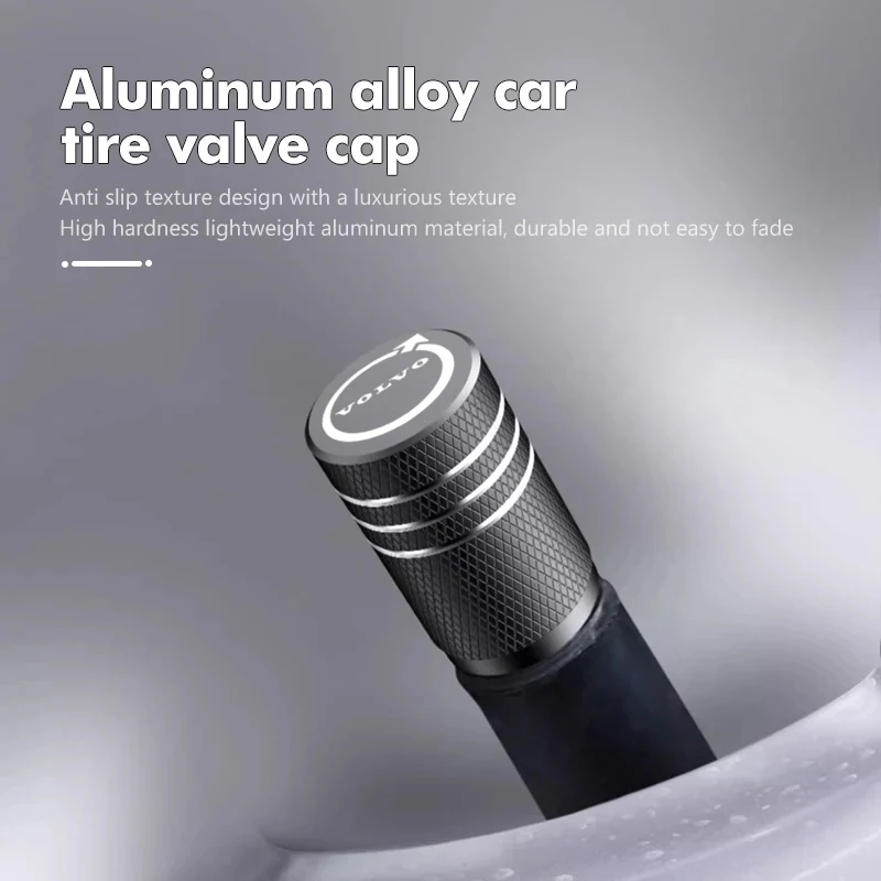 For Volvo V40 S90 olestar AWD XC40 S80 T6 V90 XC90 XC60 V50 S60 V70 V 4Pcs Car Wheel Tire Valve Caps Logo Dust Cover Accessories view 6