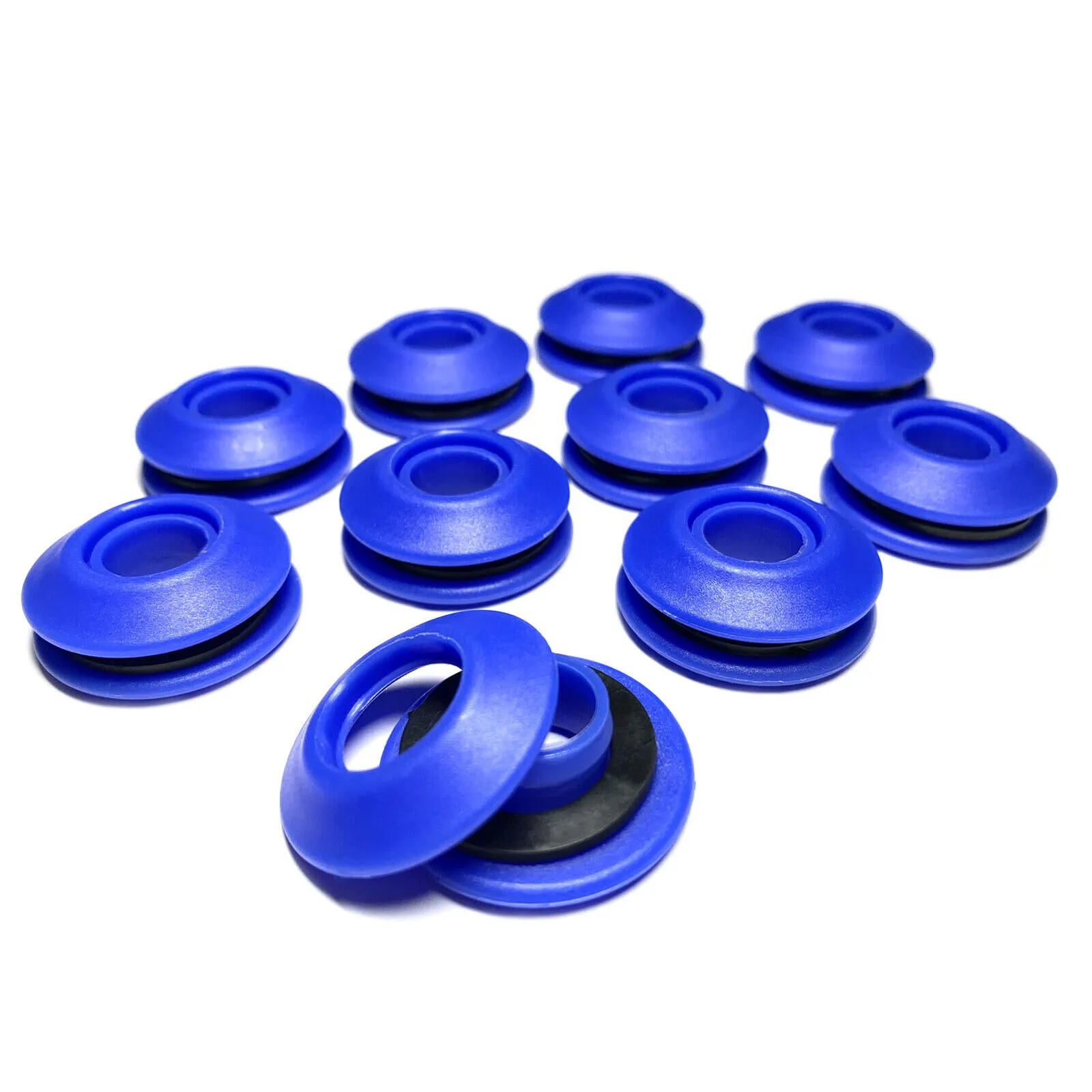 10PCS Plastic Eyelets Set  Quick and Easy Installation  Suitable for Repairing Tarpaulins and Securing Solar Covers