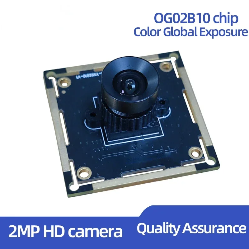 Hot sales 2 million pixels global exposure module HD color 60 frames OG02B10 chip USB2.0 driver-free